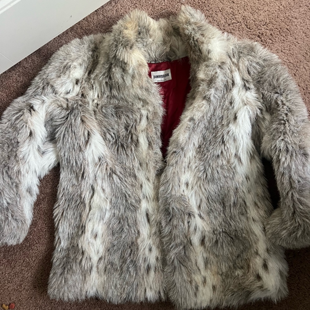 Vintage DonnyBrook Faux Fur Coat Donny Brook Sz Lg